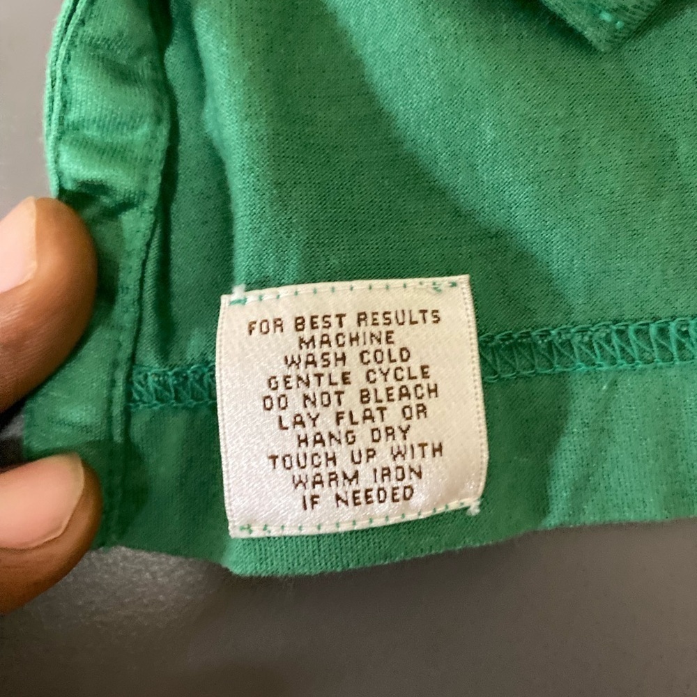 PETER MILLAR Men’s Green Polo Shirt 100% Cotton Size M - Picture 9 of 10